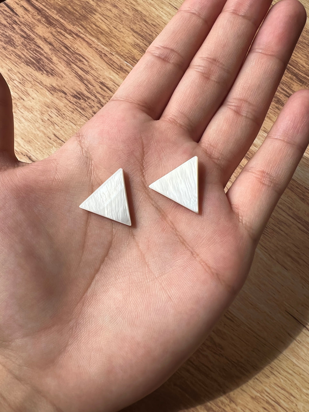 Mother of Pearl Triangle Beads