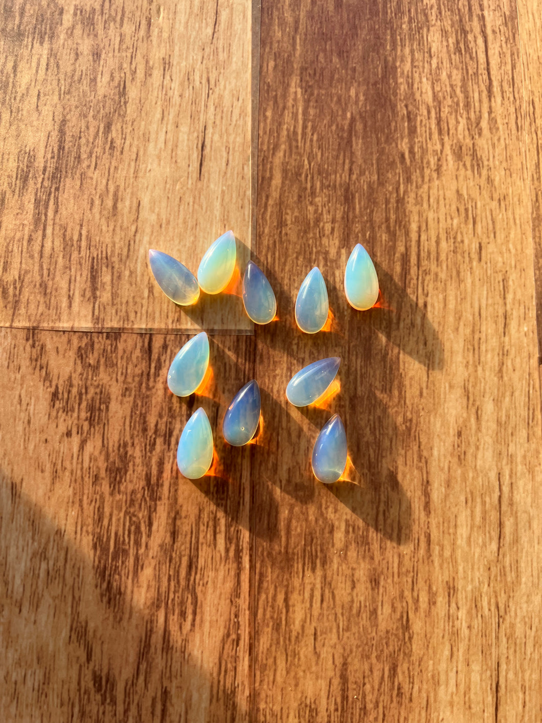 Opalite Tear Drop Cabochons