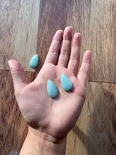 Load image into Gallery viewer, Natural Amazonite Faceted Tear Drop Cabochons
